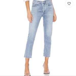 Agolde Riley High Rise Crop jeans